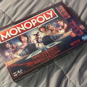 Monopoly Stranger Things Board Game - Red Edition by Hasbro